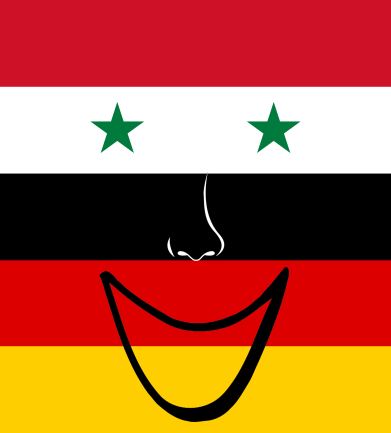 German Syrian Flag